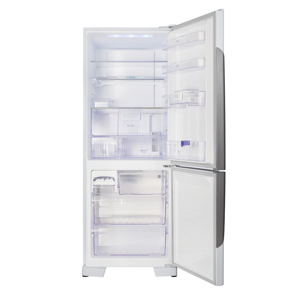 Refrigerador Panasonic 425L NR-BB53PV3WB Frost Free Duplex Tecnologia Inverter e Econavi Freezer Embaixo Branco 220V