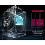 Lavadora de Roupas Brastemp 11KG BNF11AB Smart Sensor Titanium 220V