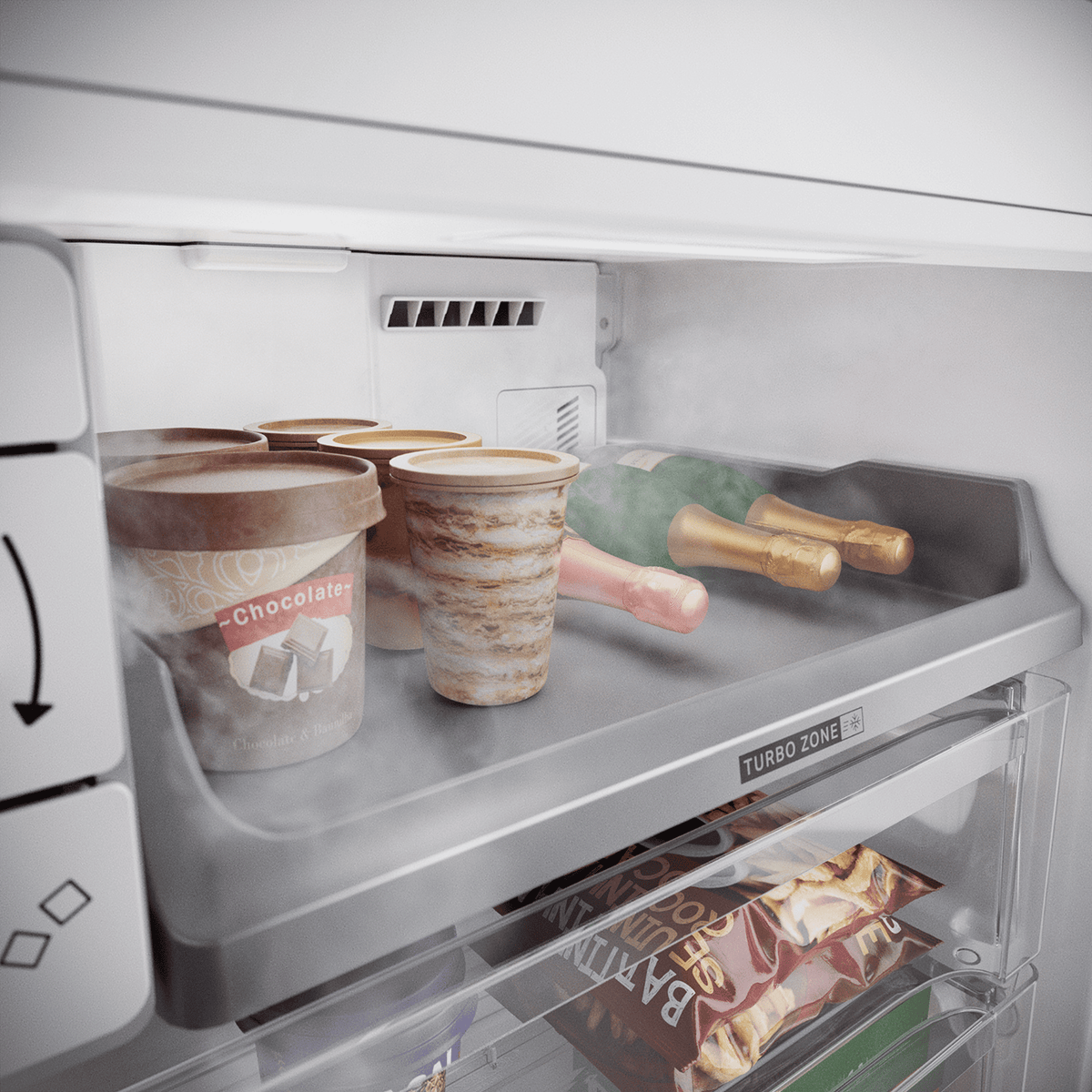 Refrigerador Brastemp 559L BRO85MK 3 Portas French Door Inverter Cor Inox 220V