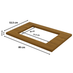 Tampo C908 Americana Henn 80cm CookTop Nature