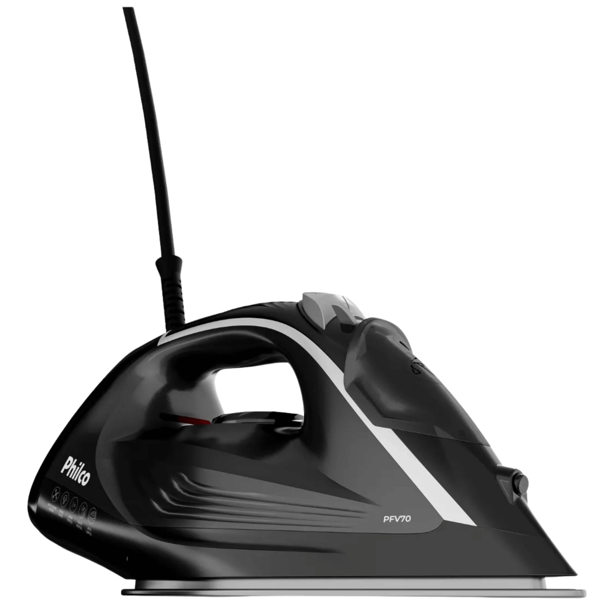 Ferro de Passar a Vapor Philco Base Ceramic Xtreme PFV70 Preto 220V