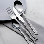Faqueiro 16 Peças Lyor Athenas Minimalista em Aço Inox