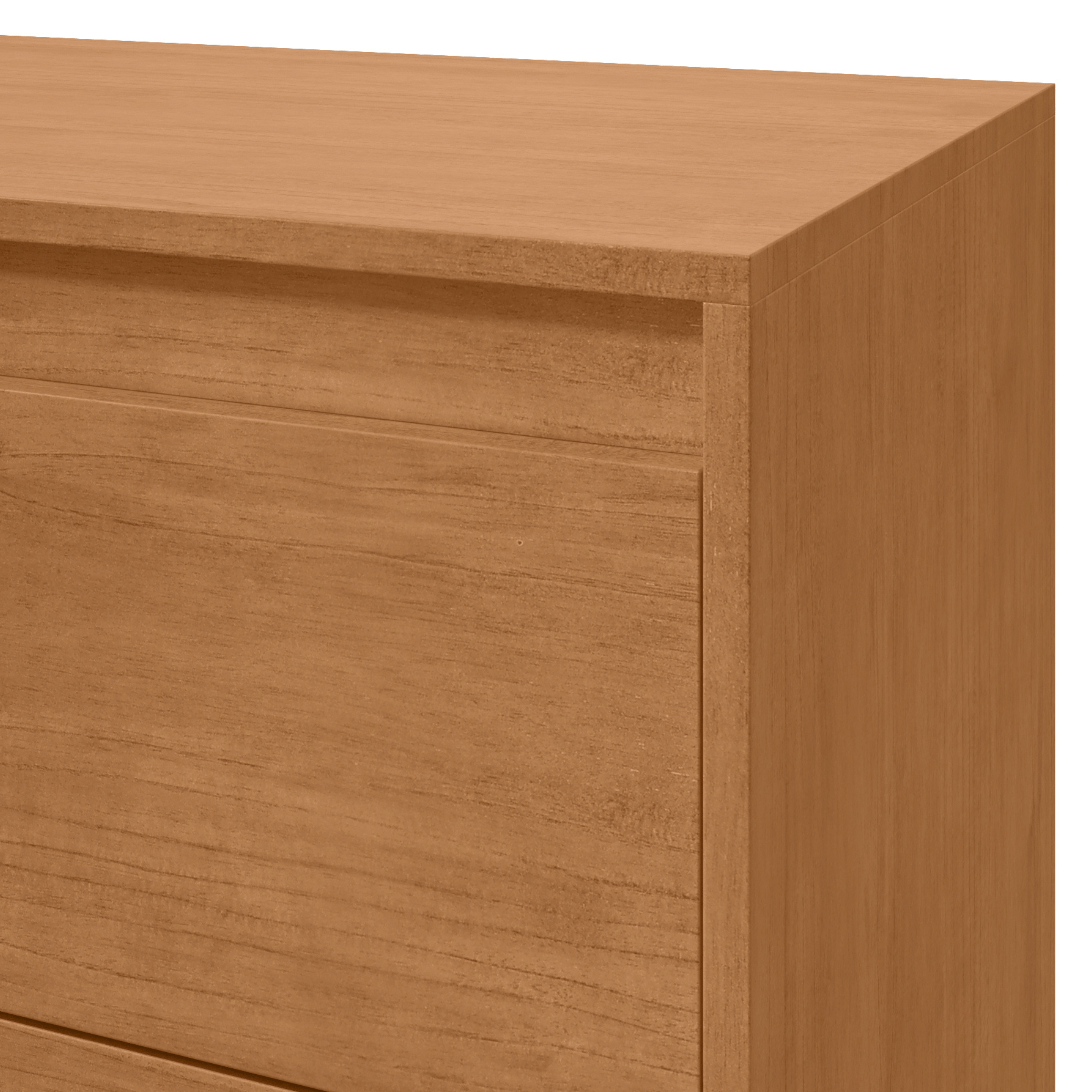 Cômoda Suavitá Lopas 4 Gavetas 89cm Amêndoa Clean