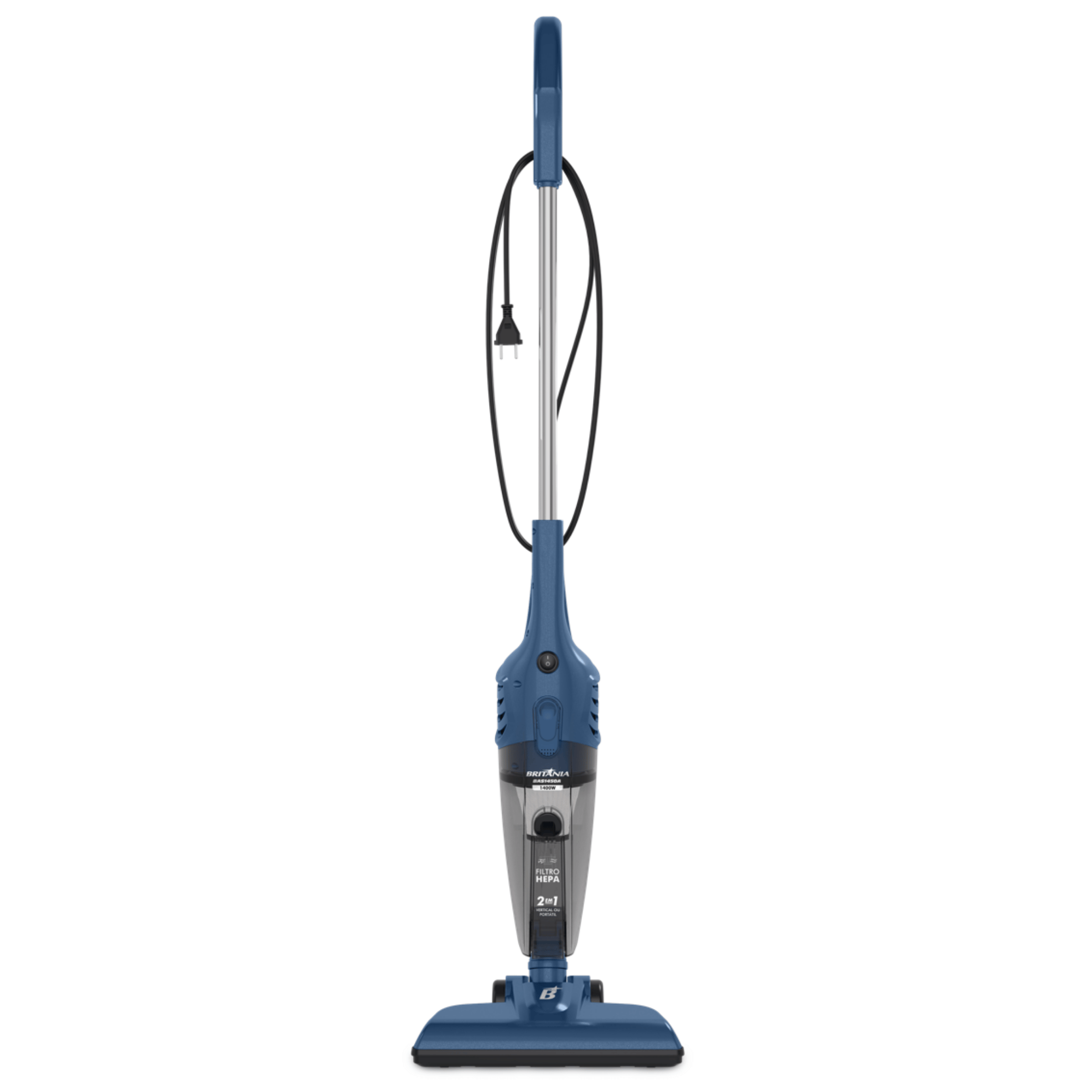 Aspirador de Pó Vertical 2 em 1 Britania BAS1450A Azul 220V