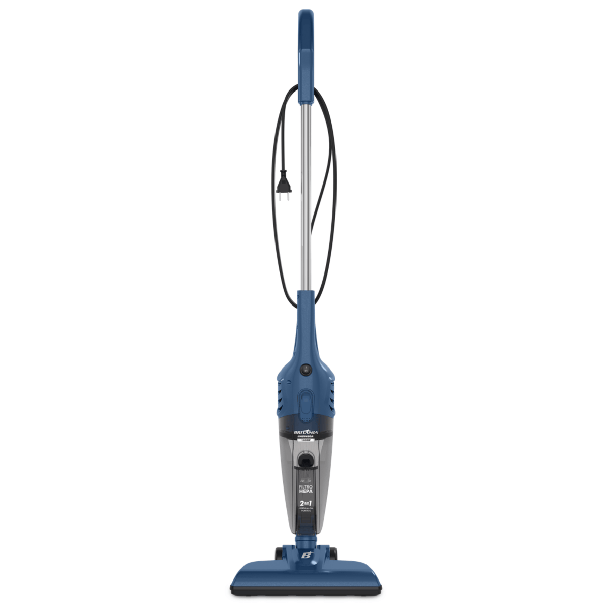 Aspirador de Pó Vertical 2 em 1 Britania BAS1450A Azul 220V