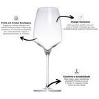 Jogo de 6 Taças Full-Fit Eleganza em Cristal Ecológico 440ml