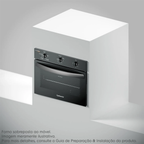 Forno de Embutir Elétrico Continental 50L OC4EM TOPLimpaFácil e Grill Preto 220V