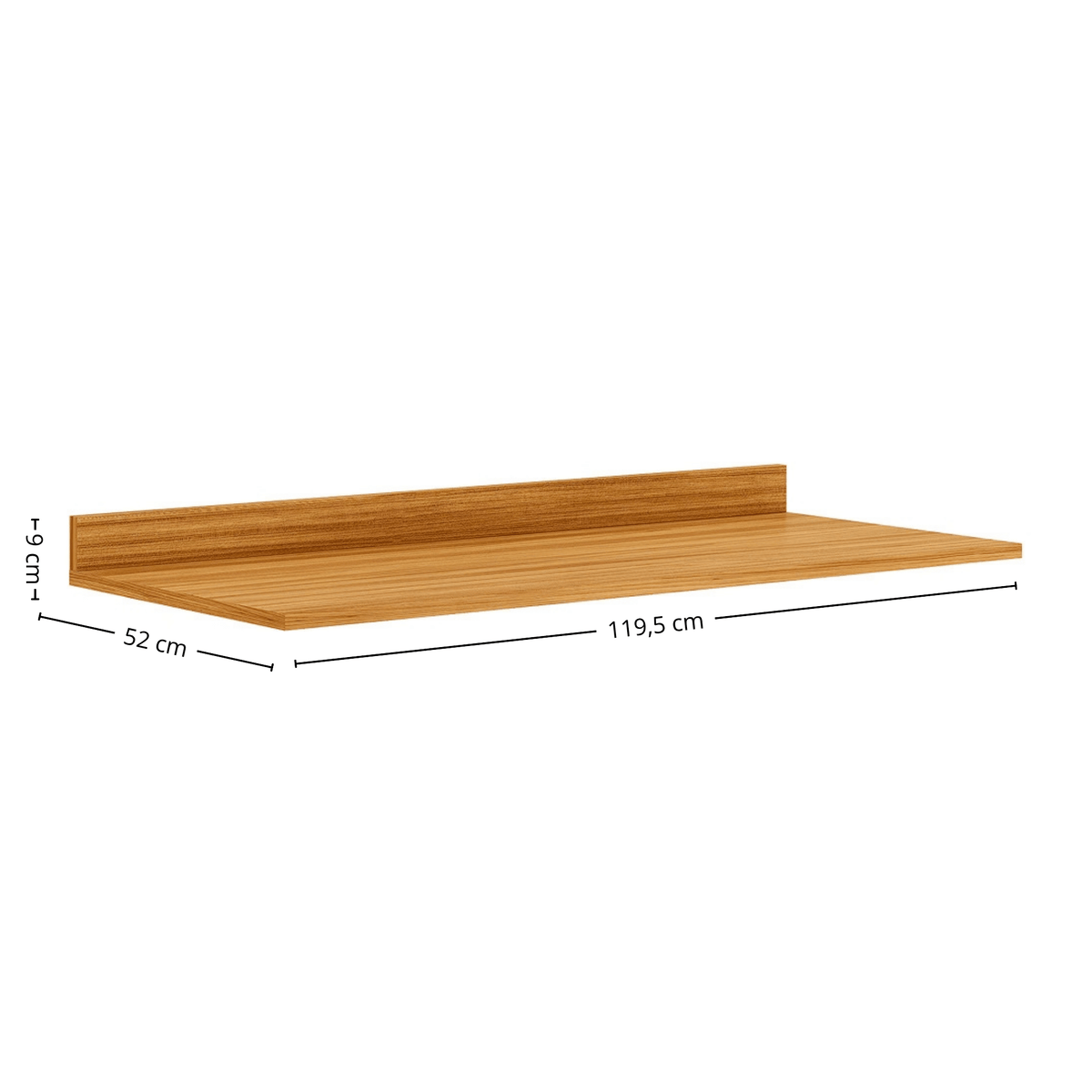 Tampo Plena Demóbile 100% MDF 120cm Cinamomo