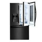 Refrigerador LG 660L 3 Portas French Door Inverse InstaView Inverter Água e Gelo na Porta Inox Black 220V