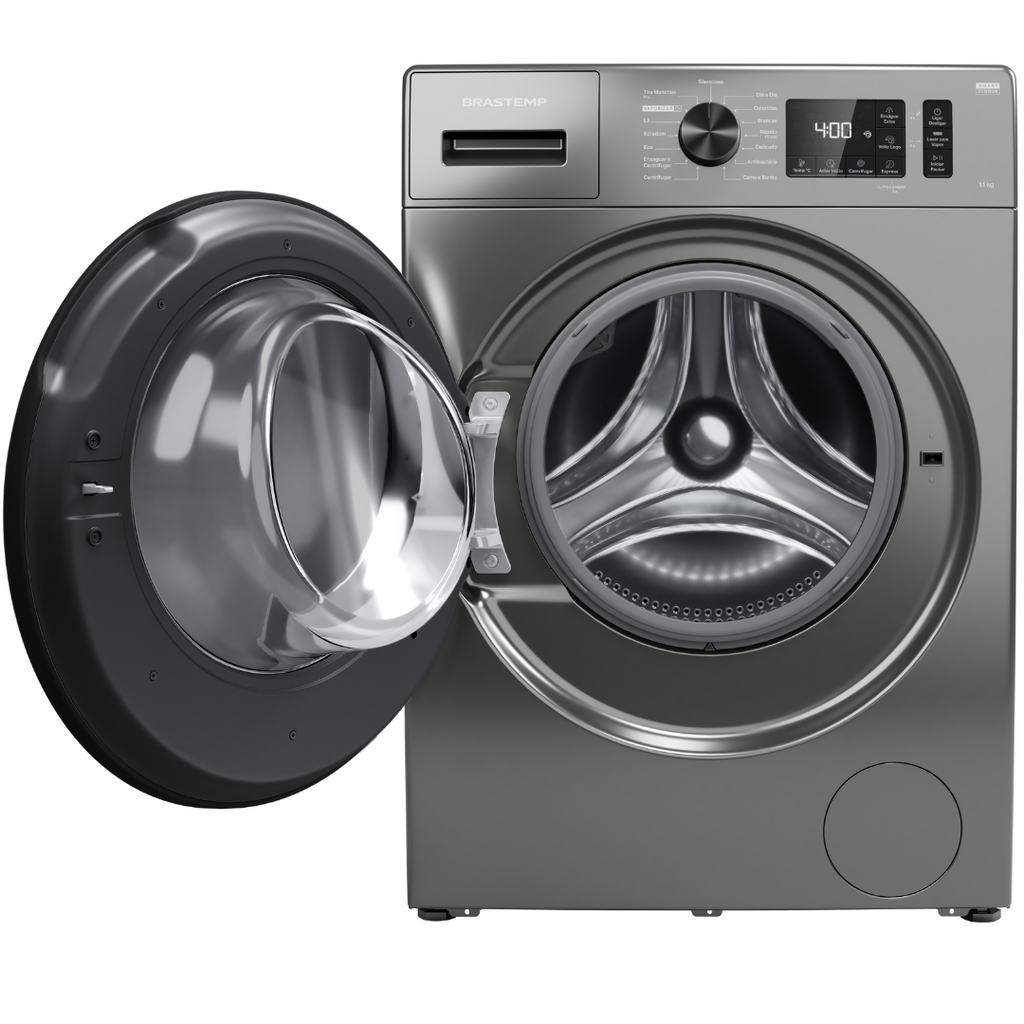 Lavadora de Roupas Brastemp 11KG BNF11AB Smart Sensor Titanium 220V