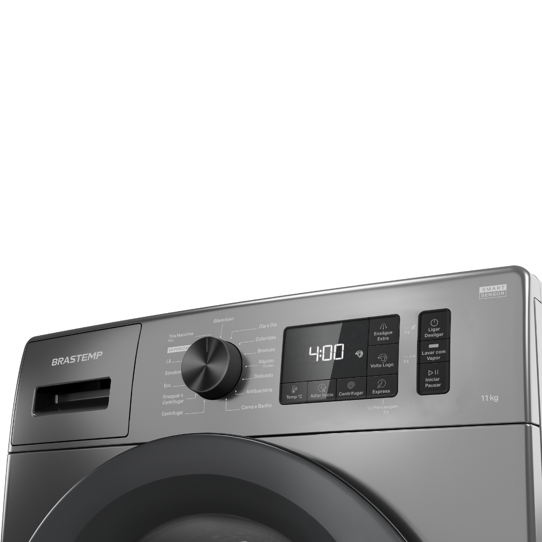 Lavadora de Roupas Brastemp 11KG BNF11AB Smart Sensor Titanium 220V