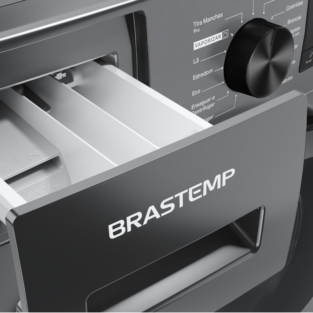 Lavadora de Roupas Brastemp 11KG BNF11AB Smart Sensor Titanium 220V