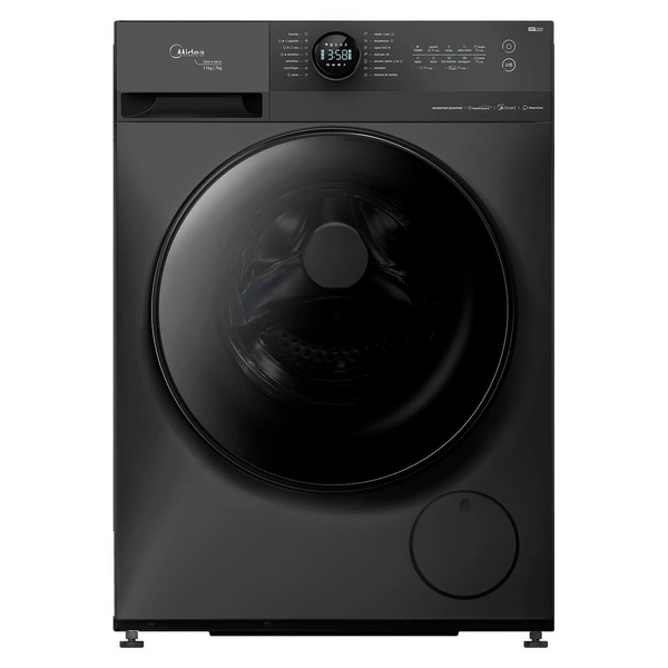Lava e Seca Midea 11KG MF200D110WB/GK-02 HealthGuard Smart Motor Inverter Titânio 220V