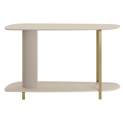Aparador Olimpo Linea Orgânico Off White com Pés Dourados