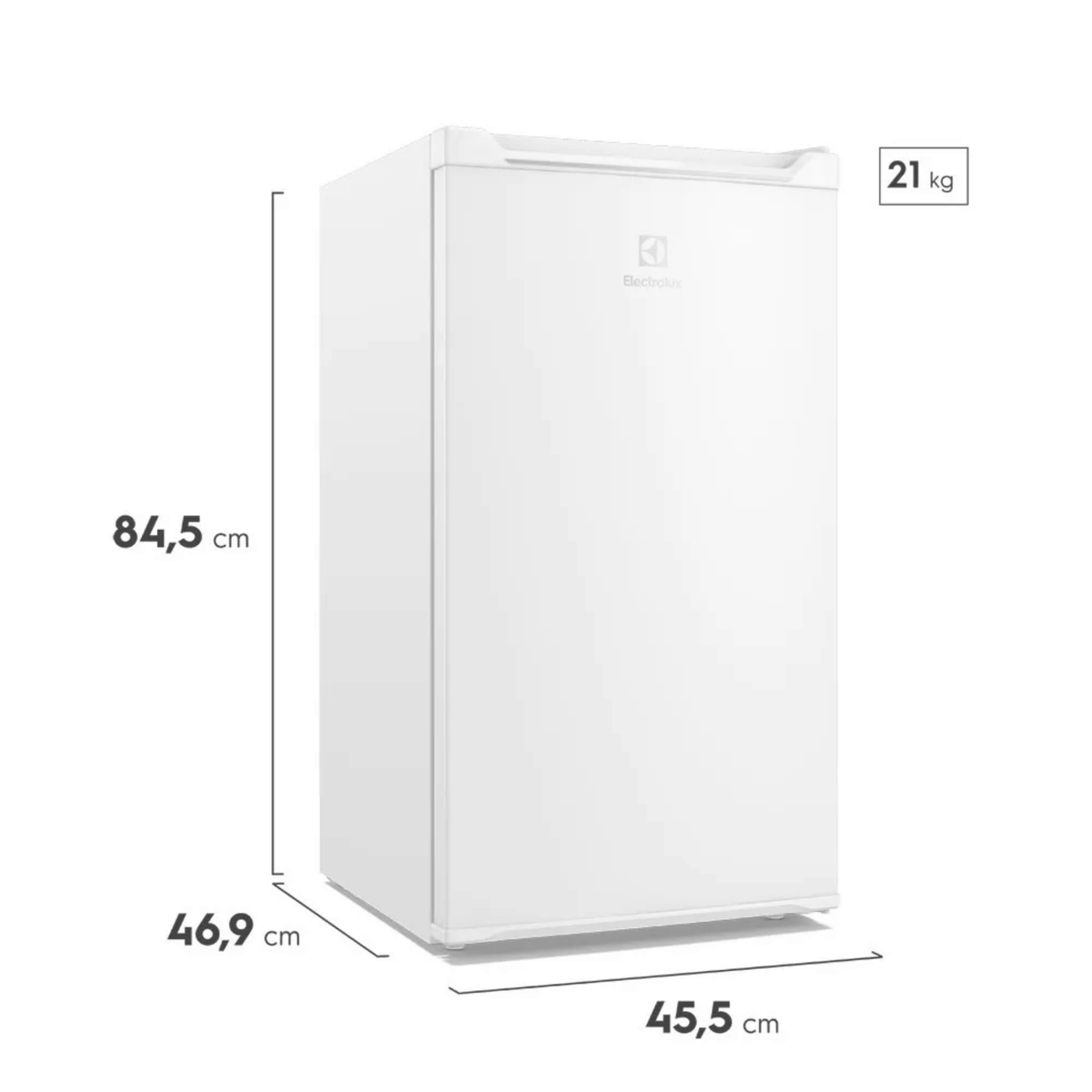 Frigobar Electrolux 95L Efficient EM90T com Controle de Temperatura -2ºC a 10ºC Inverter Branco Bivolt