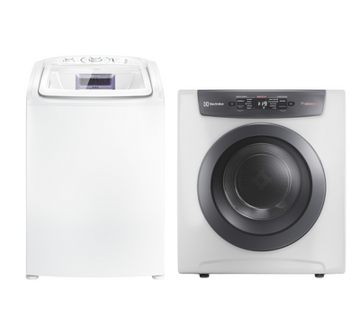 Conjunto Electrolux Lavadora de Roupas 11kg LES11 + Secadora Piso e Parede 11kg SVB11 220V