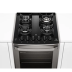Fogão 4 Bocas Electrolux de Embutir FE4EG Mesa Vidro PerfectCook  Cinza 220V