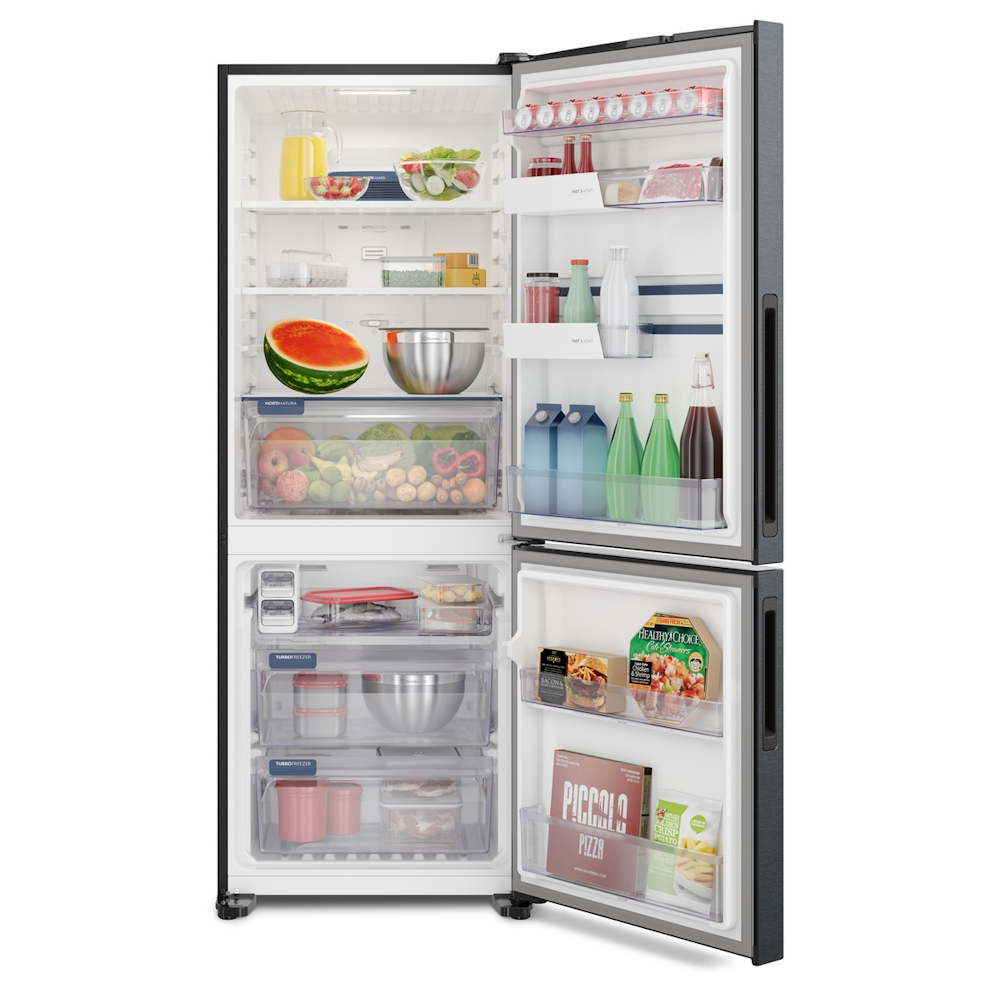 Refrigerador Electrolux 490L IB7B Inverter Duplex Efficient AutoSense Inverse Preto 220V