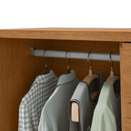 Cômoda Vedra 173cm Lopas 7 Gavetas 2 Portas Amêndoa Clean