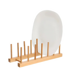 Suporte de Pratos Etilux 6 lugares 30cm Bambu