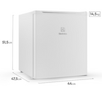 Frigobar Electrolux 47L Efficient EM50 com Controle de Temperatura -2ºC a 10ºC Branco 220V