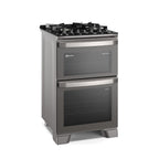 Fogão 4 Bocas Electrolux Experience FE4DC Duplo Forno PerfectCook360 Cinza 220V