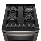 Fogão 4 Bocas Electrolux Experience FE4DC Duplo Forno PerfectCook360 Cinza 220V