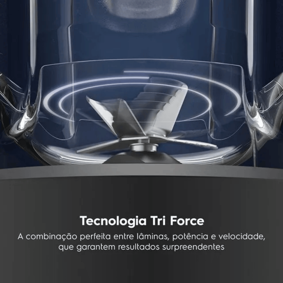 Liquidificador Electrolux 3,2L EBL1500 Efficient TriForce 15 velocidades 1500W Cinza 220V