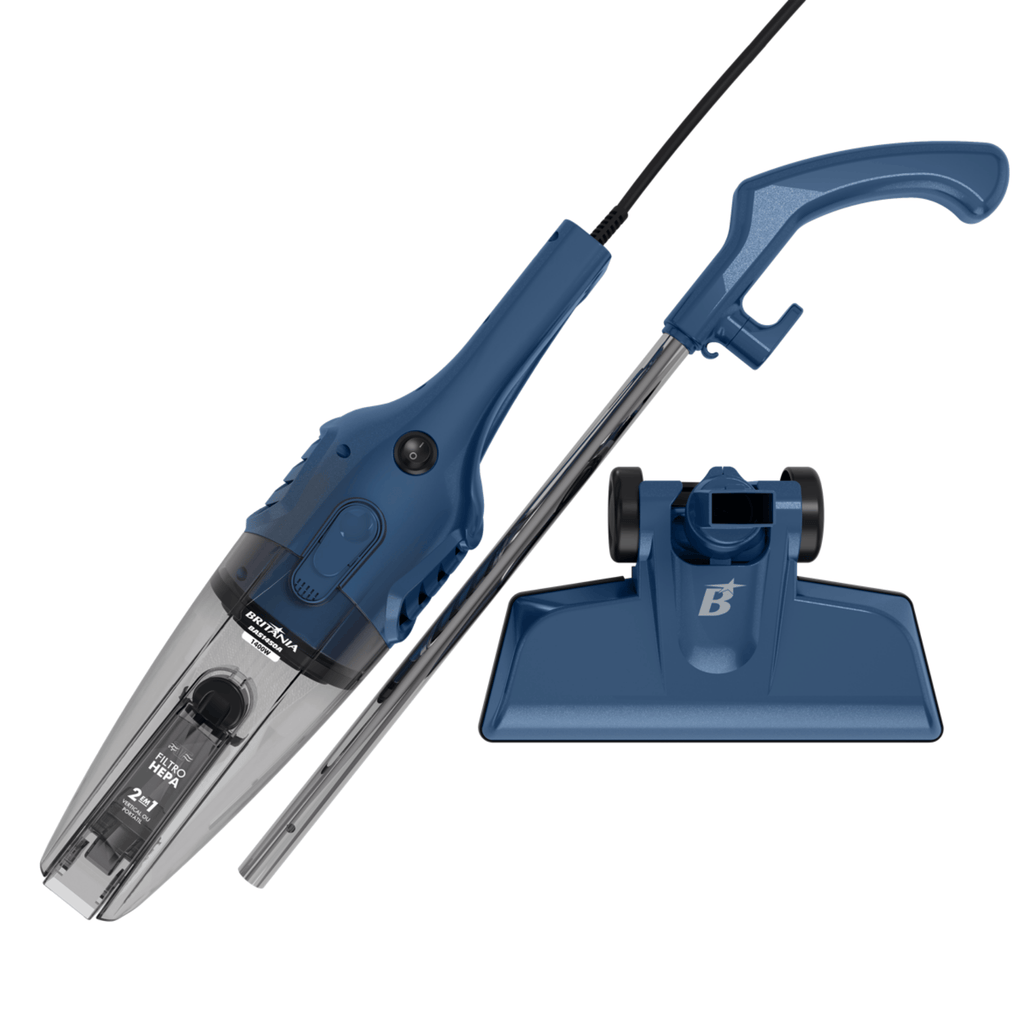Aspirador de Pó Vertical 2 em 1 Britania BAS1450A Azul 220V