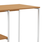 Bancada Industrial LI044 Kappesberg 90cm Prateleiras Canela e Branco