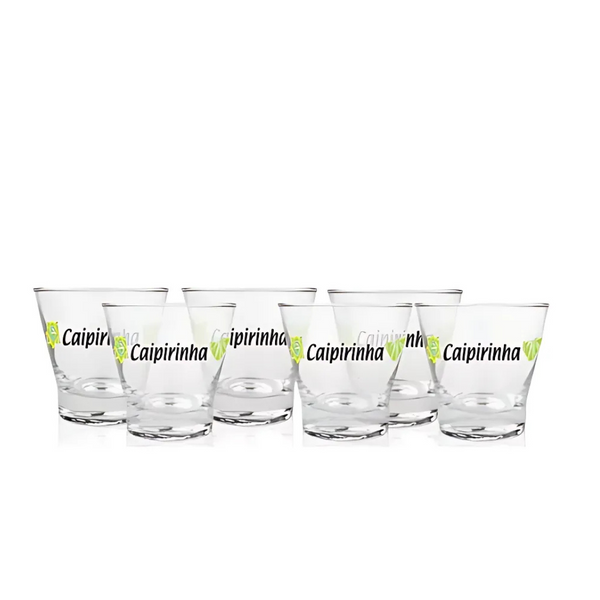 Jogo De 6 Copos Para Caipirinha  H. Martin Limão 350ml