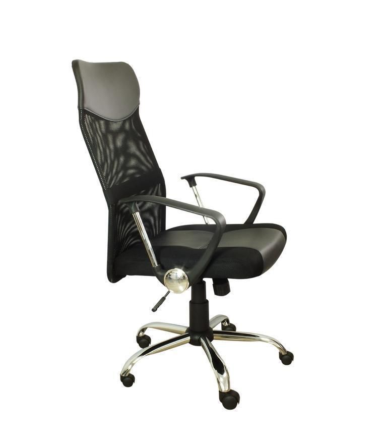 Cadeira Giratória GRP Presidente com Rodízio W-58B Preto
