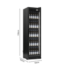 Cervejeira Gelopar 310L GCB-30LB Porta de Vidro Iluminação em LED Preto 220V