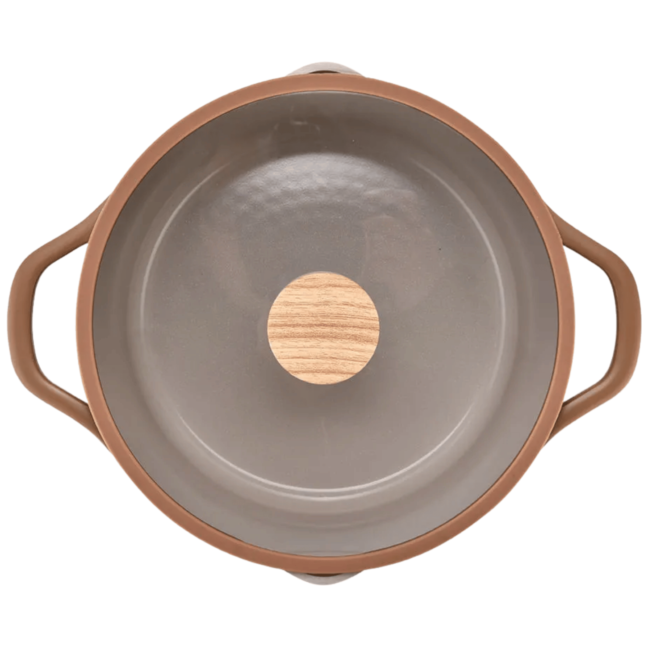 Jogo de Panelas Ceramic Life Brinox 5 Peças Indução Duna Terracota