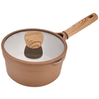 Jogo de Panelas Ceramic Life Brinox 5 Peças Indução Duna Terracota