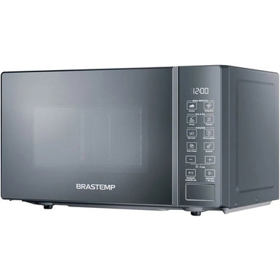 Micro-ondas Brastemp 20L Funções Pré-Preparo Inox Espelhado 220V