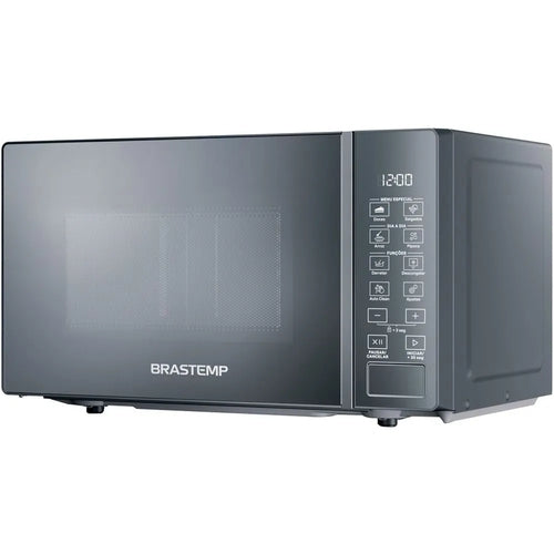 Micro-ondas Brastemp 20L Funções Pré-Preparo Inox Espelhado 220V