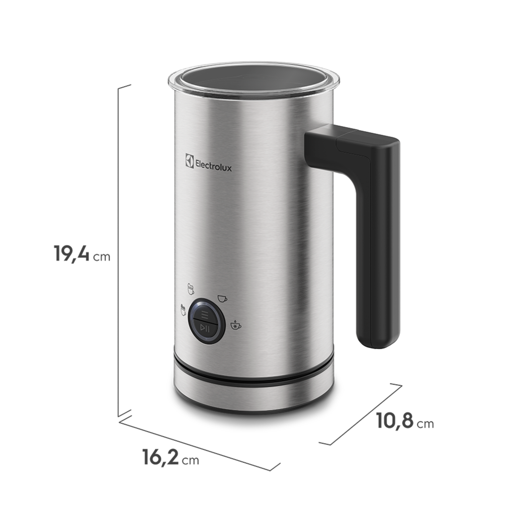 Espumador de Leite 300ml Electrolux EMF10 Soft Crema Experience Inox 220V