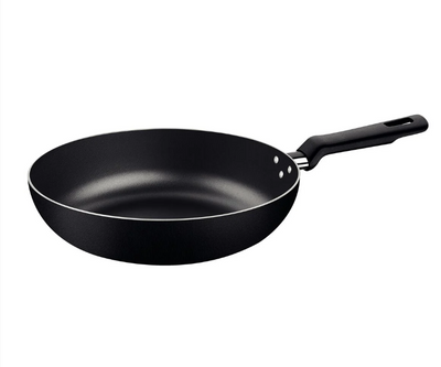 Frigideira Funda Tramontina Loreto em Alumínio com Revestimento Interno e Externo em Antiaderente Starflon Max Grafite 28 cm 3,3 L
