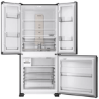 Refrigerador Brastemp 630L BRO88AEXNA 3 Portas Inteligente B=Smart French Door Inverter Black Inox Bivolt