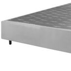 Base Para Colchão Casal Ecoflex 138x188x25cm Prata