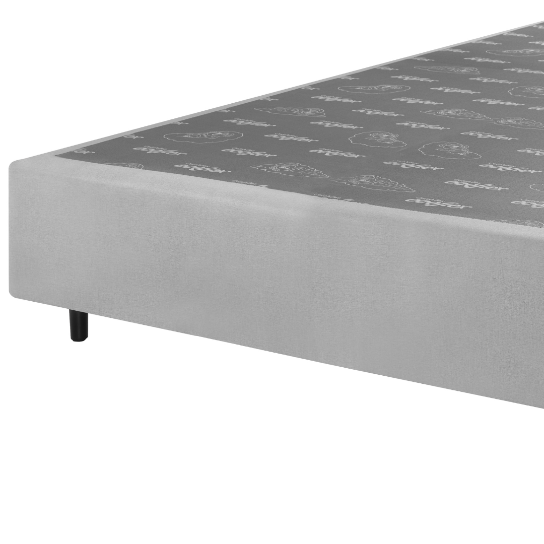 Base Para Colchão Casal Ecoflex 138x188x25cm Prata