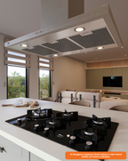 Coifa de Ilha Fischer Tradition Line 90cm Inox 220V
