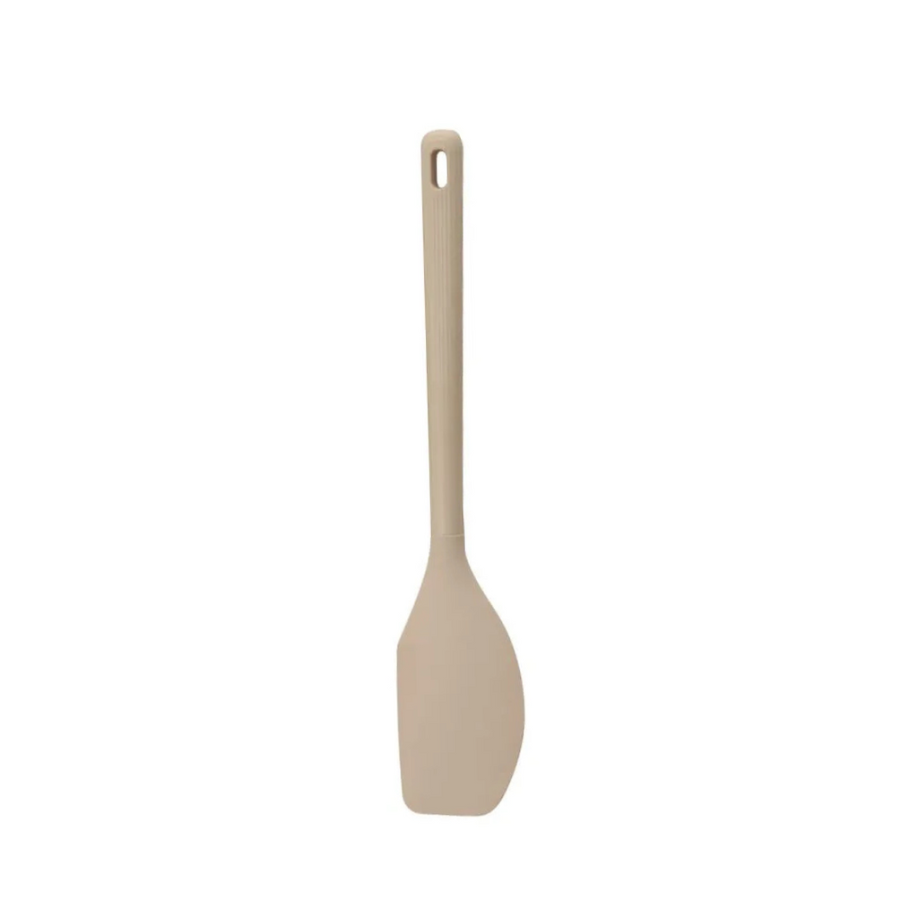 Espatula Silicone Florarte Saara 31,8cm Cabo Canelado  Bege