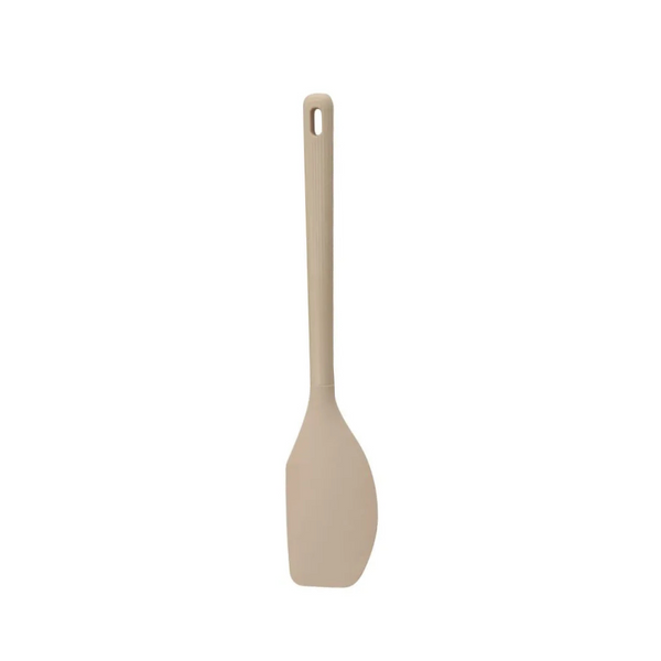 Espatula Silicone Florarte Saara 31,8cm Cabo Canelado  Bege