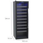 Adega Venax 50 Garrafas Piubella 1 Porta Invertida 19940 Preto 220V