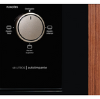 Forno de Embutir Elétrico Fischer 48L Fit Line Preto 220V