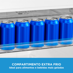 Refrigerador Midea 473L Duplex Inverter Branco Bivolt