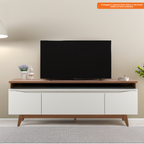 Rack Flynt St Província 184cm 3 Portas Off White e Canella