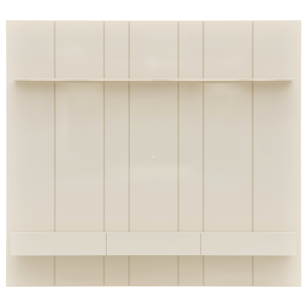 Home Painel Liso Slim Suspenso Imcal 184cm com Led Off White